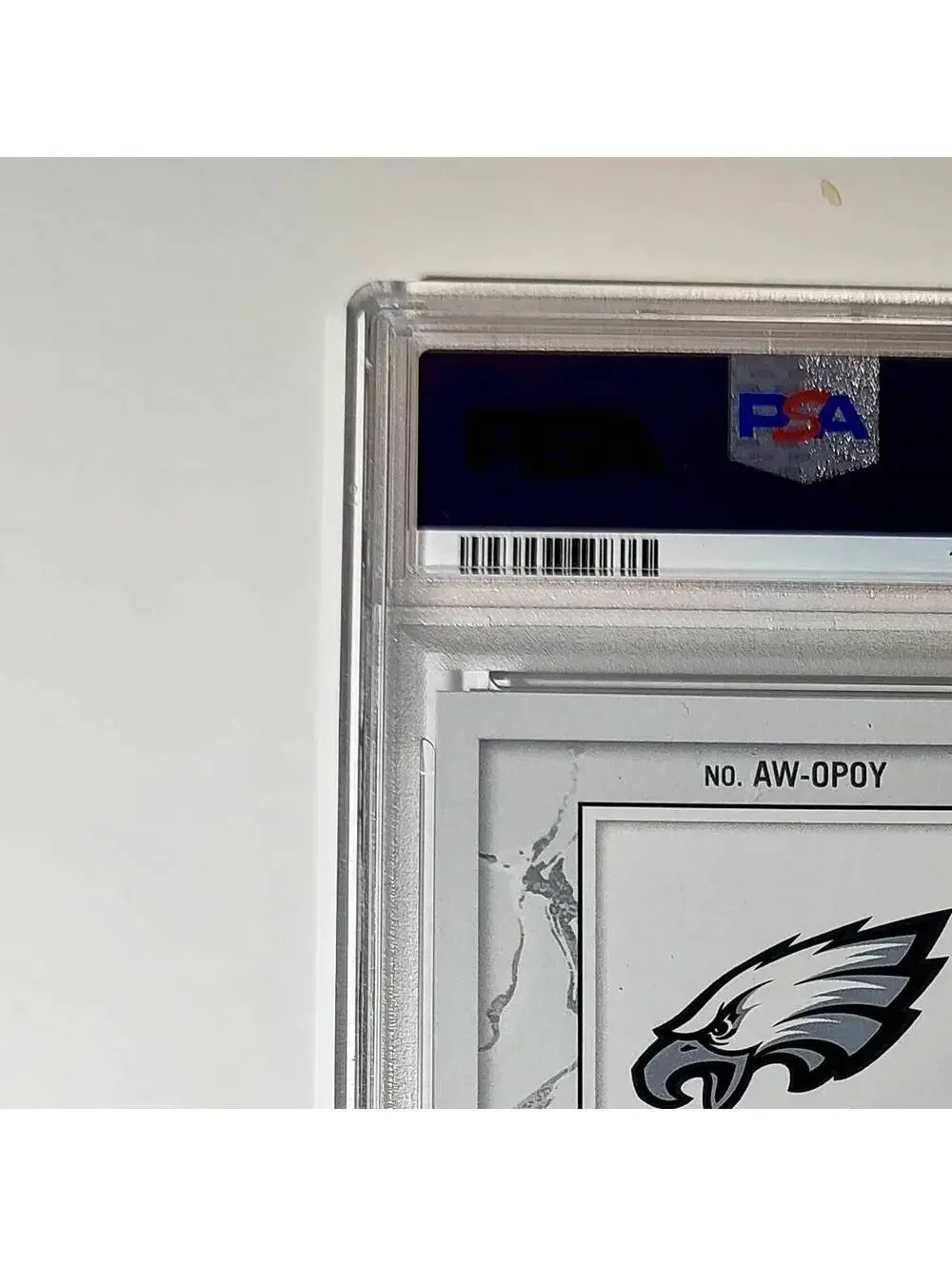 Saquon Barkley 2024 Panini NFL Offensive Player of the Year Eagles PSA 8 NM-MT
